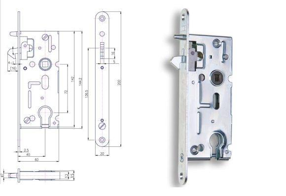 Zámek HOBES K 106a